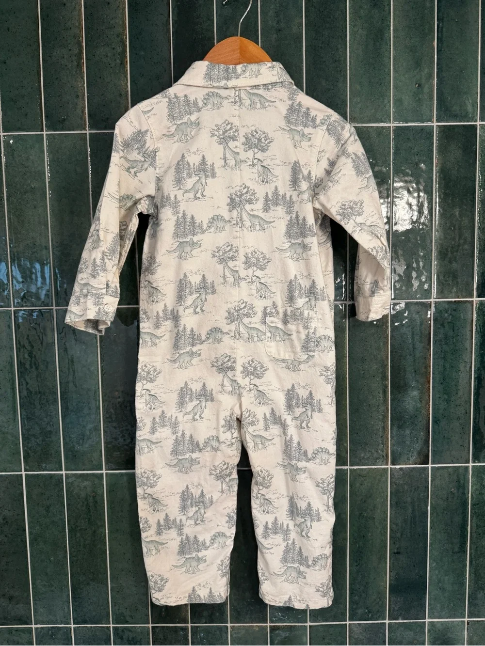 Janie and Jack dinosaur romper